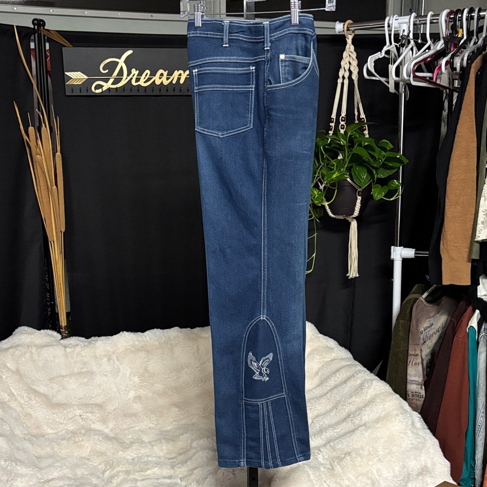 Vintage Sheplers Blue Embroidered Women's Jeans🦅 - Picture 5 of 7